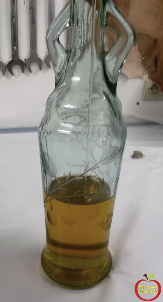 Mettre directement en bouteille, lors de la filtration de la liqueur de mirabelle