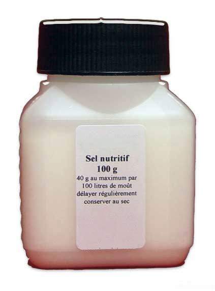 Sel nutritif pour moût de distillation -sel nutritif-